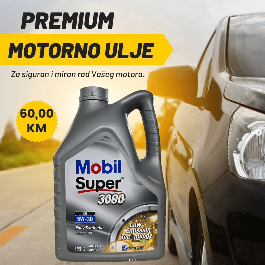 Motorno ulje i auto proizvod